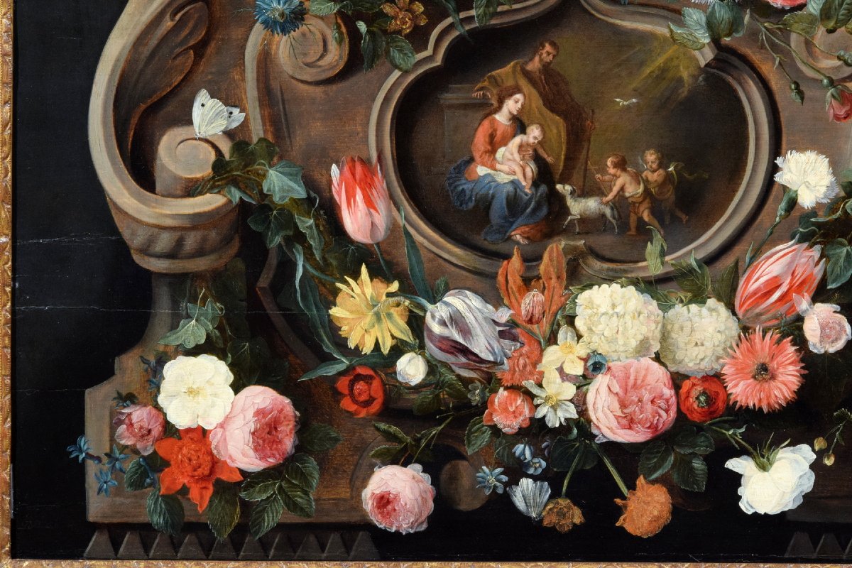 Jan Van Kessel I And Jan Van Balen, Still Life, First Half Of The 17th Century-photo-3