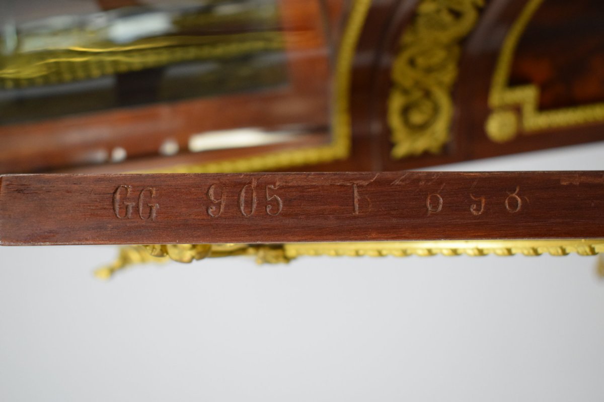 19th Century, Mahogany And Gilt Bronze French Showcase -photo-4