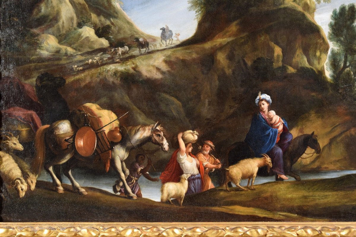 Pier Francesco Cittadini, Jacob Et Sa Famille Se Rendent En Egypte, XVIIe Siècle-photo-1