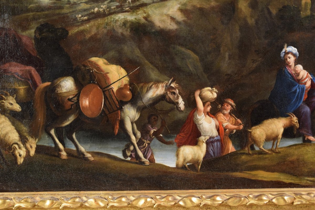 Pier Francesco Cittadini, Jacob Et Sa Famille Se Rendent En Egypte, XVIIe Siècle-photo-5