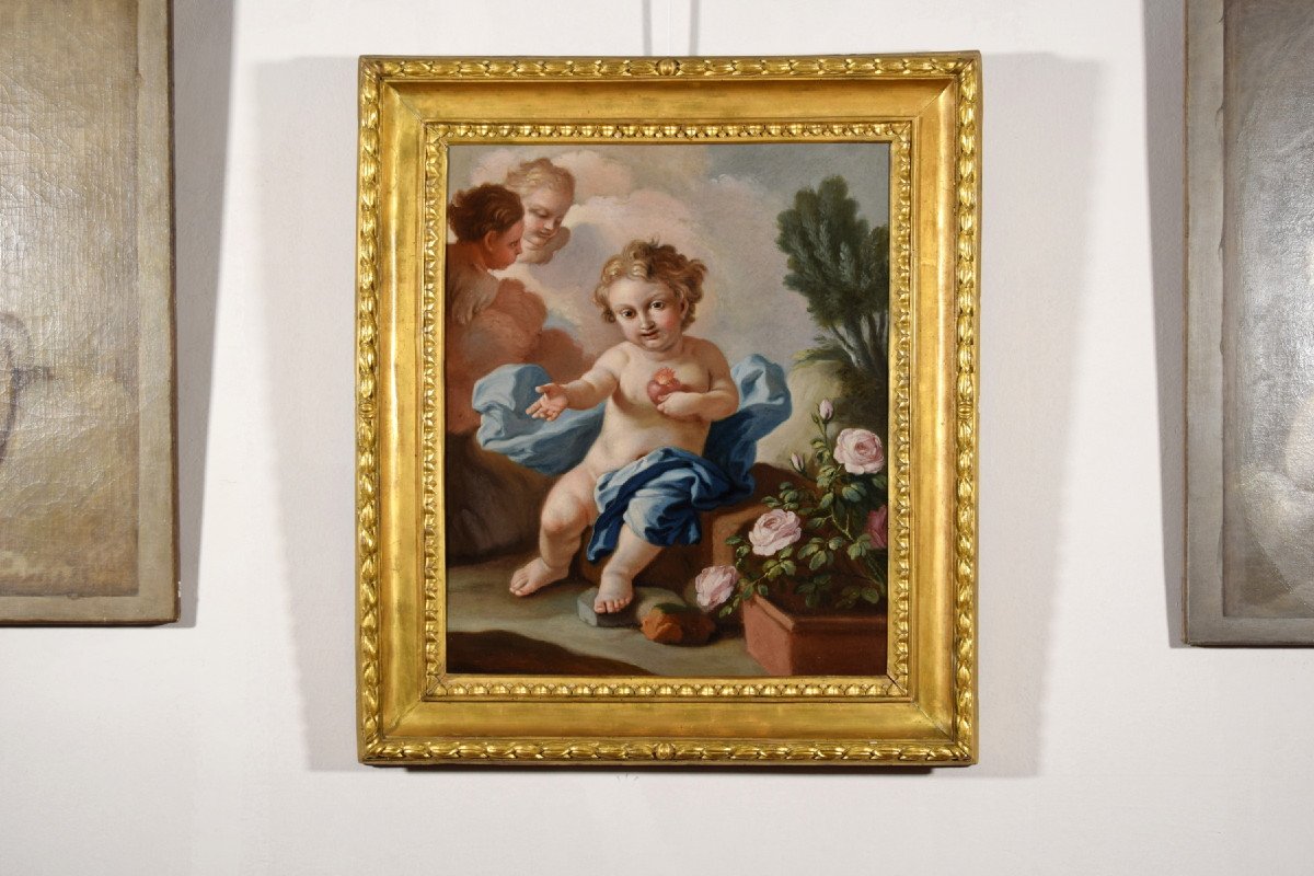 Pietro Bardellino (italie Naples, 1732 - 1806), Attr., Le Sacré Cœur De L’enfant Jésus-photo-8