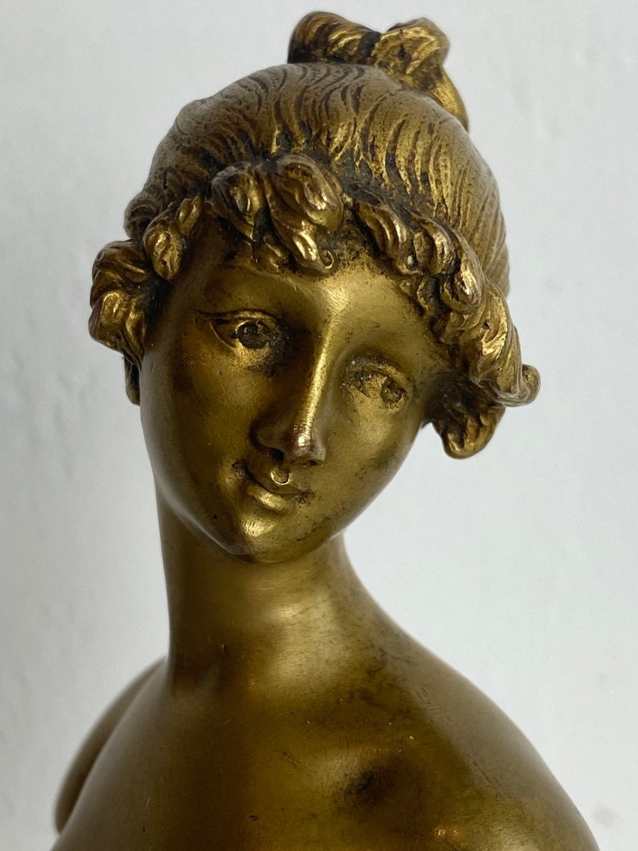 Wax Seal In Gilt Bronze 1900.-photo-3