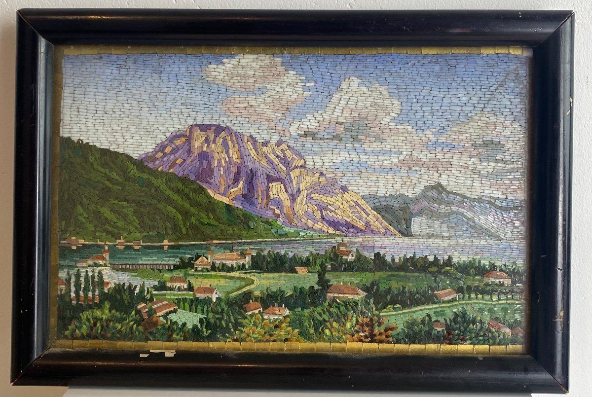 Micromosaïque Venise Milieu XIX ème.