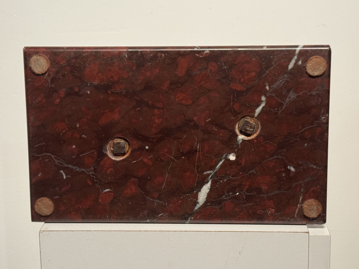 Épagneul à l’arrêt sur une oie en bronze par Barye.-photo-4