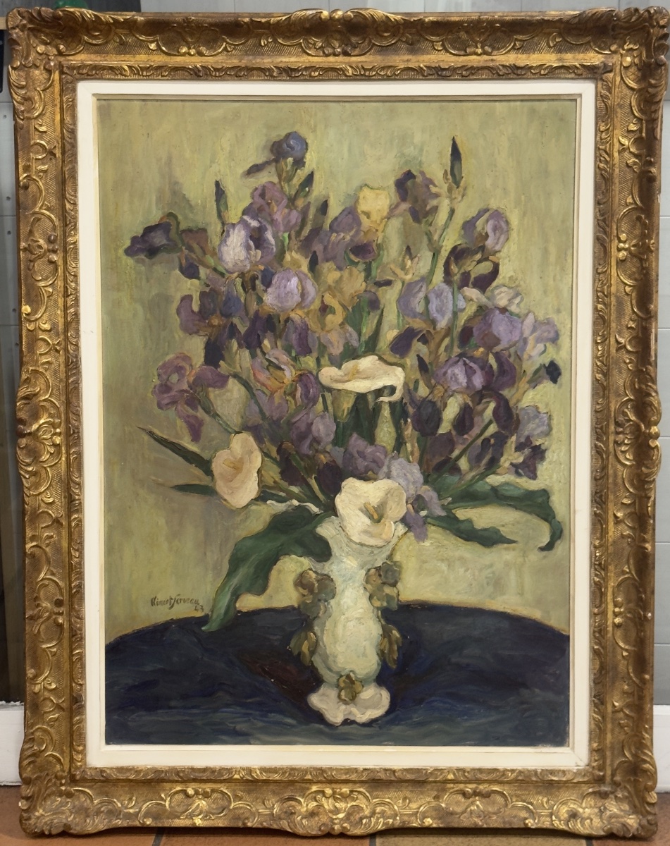 Bouquet d’iris par Clément Serveau.