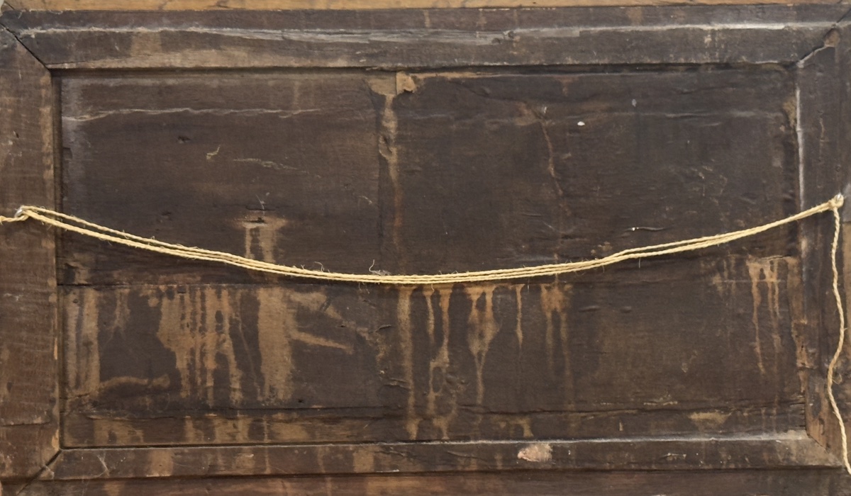 Pendant de dessus de portes en chêne sculpté 17ème.-photo-4