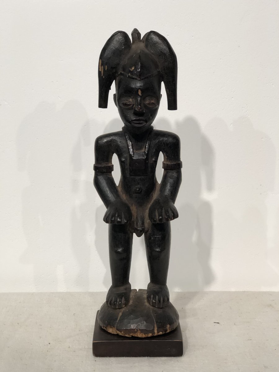 Rare Statuette Masculine Senoufo - Côte D’ivoire -photo-2