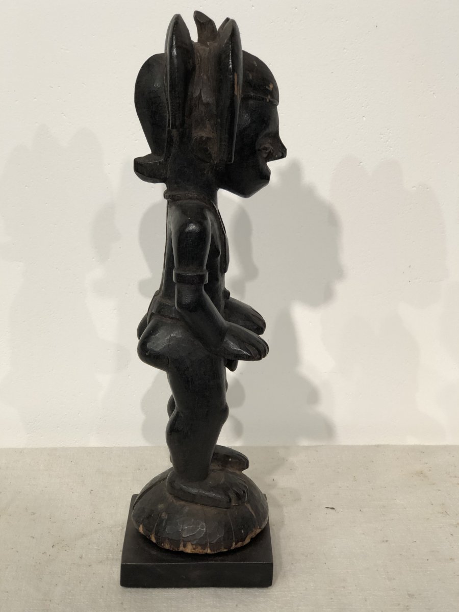 Rare Statuette Masculine Senoufo - Côte D’ivoire -photo-3