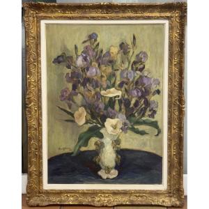 "bouquet Of Irises" By Clément Serveau.
