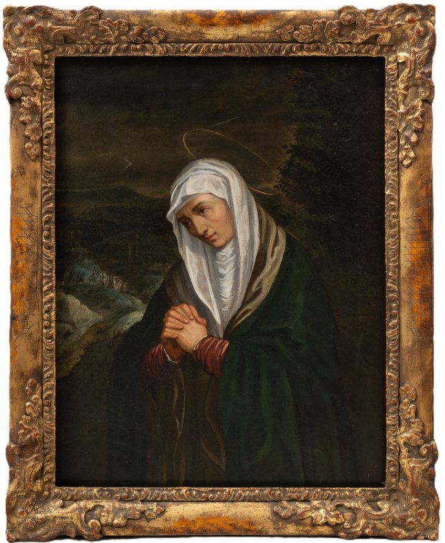 Dutch School, 17th Century: Virgin Of Sorrows (mater Dolorosa)