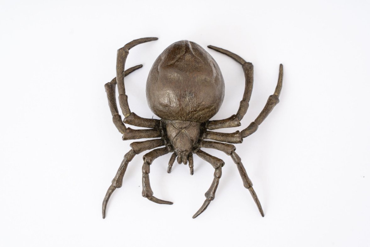 Japanese Jizai Okimono Spider, 19th Century