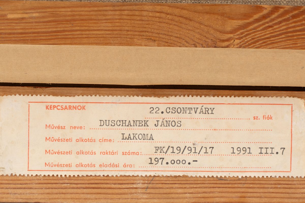 János Duschanek (1947–2013): The Banquet-photo-2