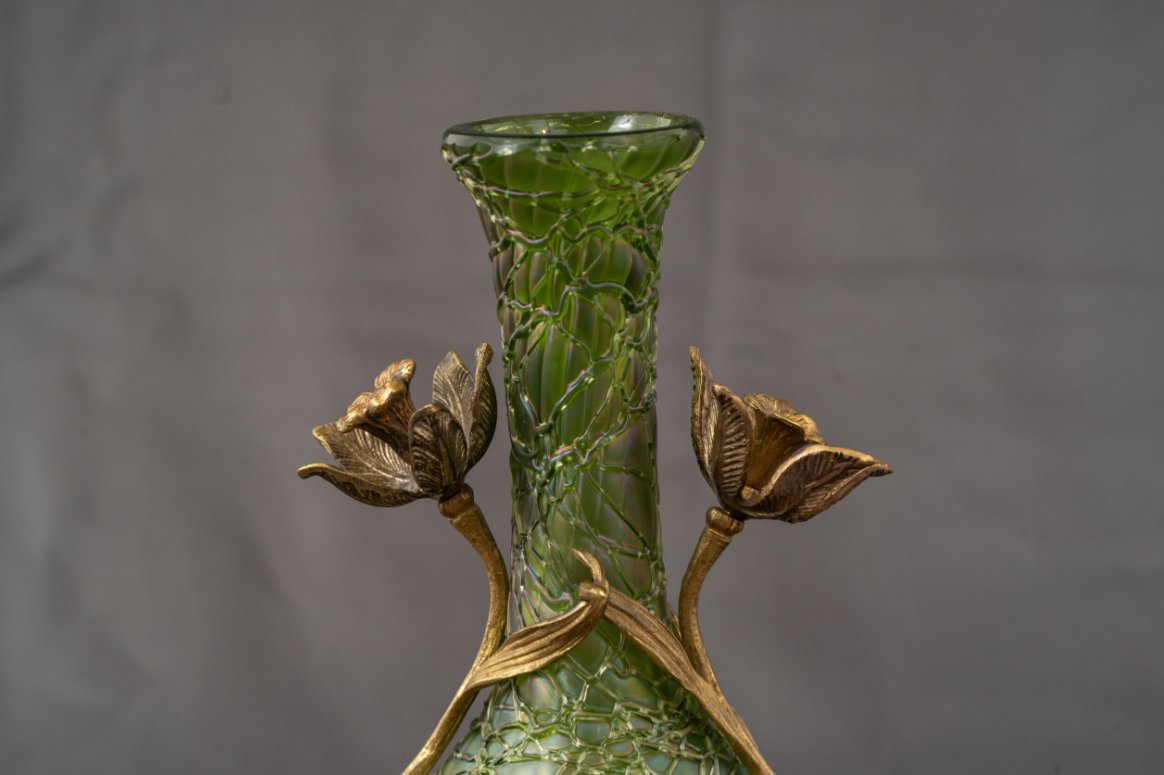 Vase en verre Art nouveau de Palme & König-photo-4