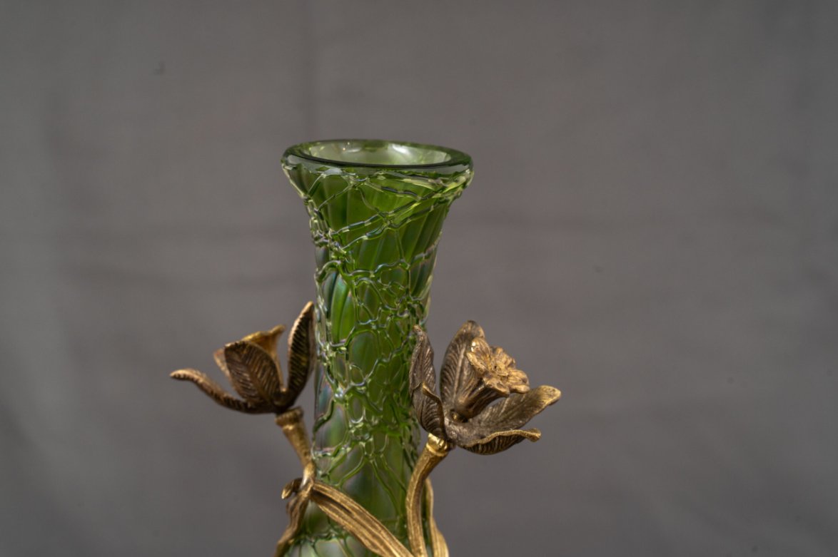 Vase en verre Art nouveau de Palme & König-photo-3