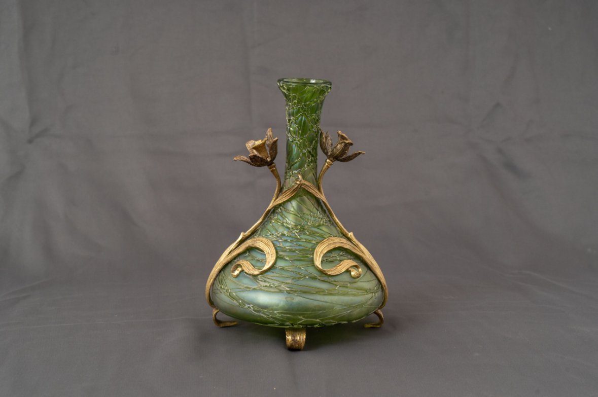 Vase en verre Art nouveau de Palme & König-photo-4