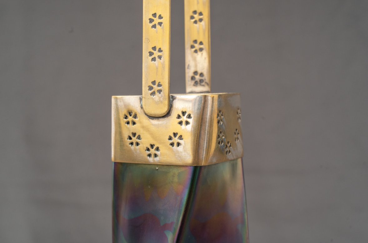Loetz Iridescent Glass Vase-photo-4