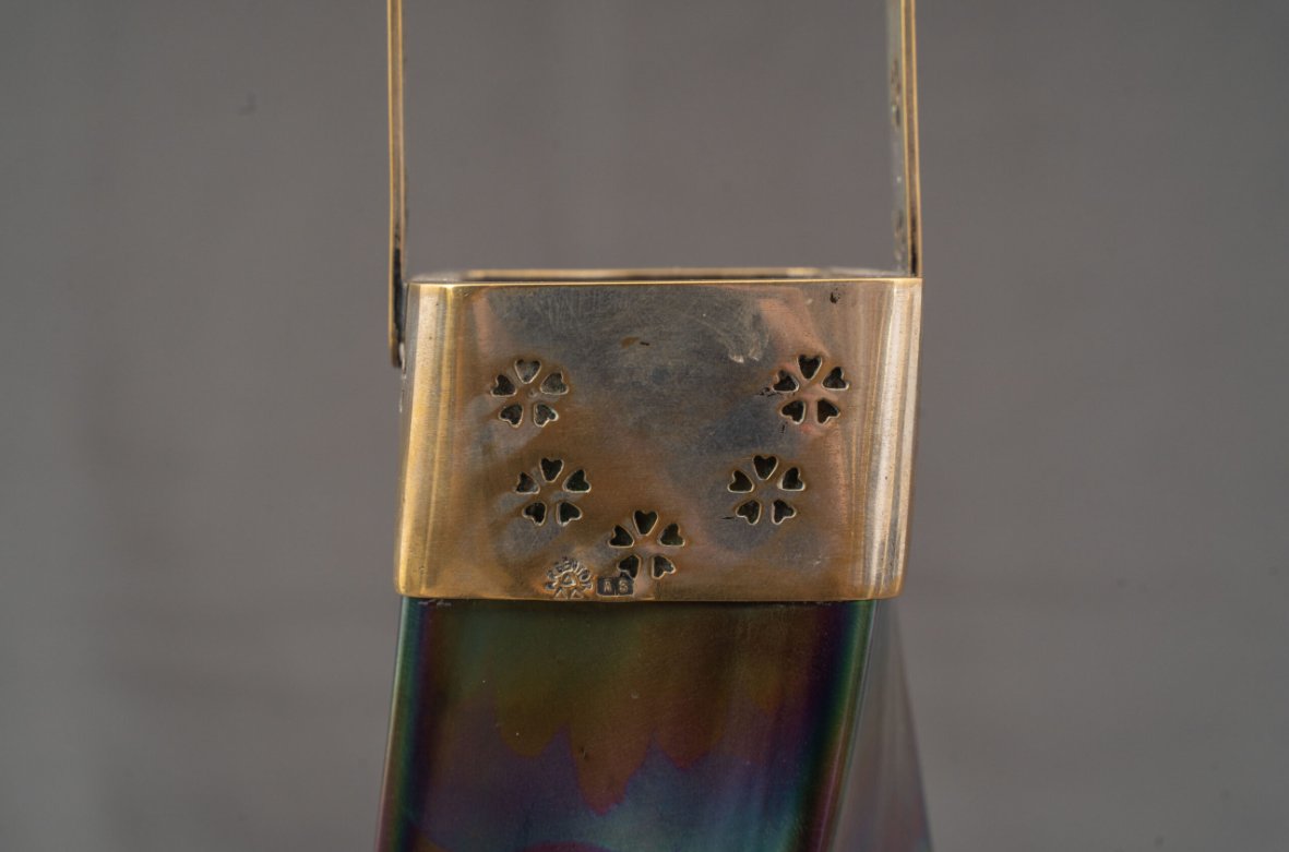 Loetz Iridescent Glass Vase-photo-1