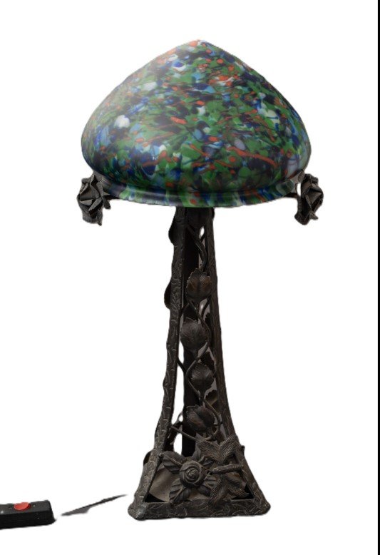 Art Nouveau Table Lamp, C. 1900