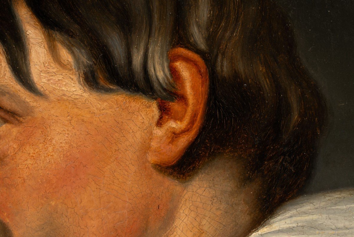 Portrait d’homme d’après Anthony van Dyck, XIXe siècle-photo-1