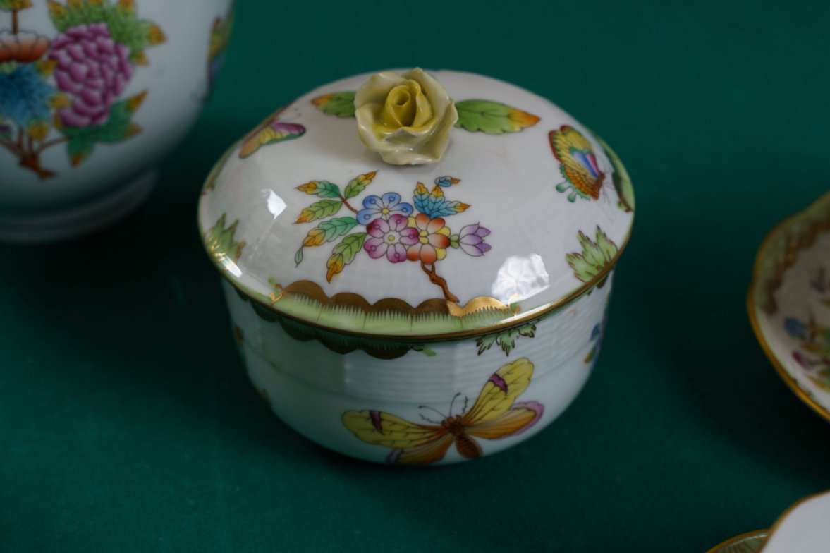 Herend Tea Set With Victoria Design For Six People-photo-2