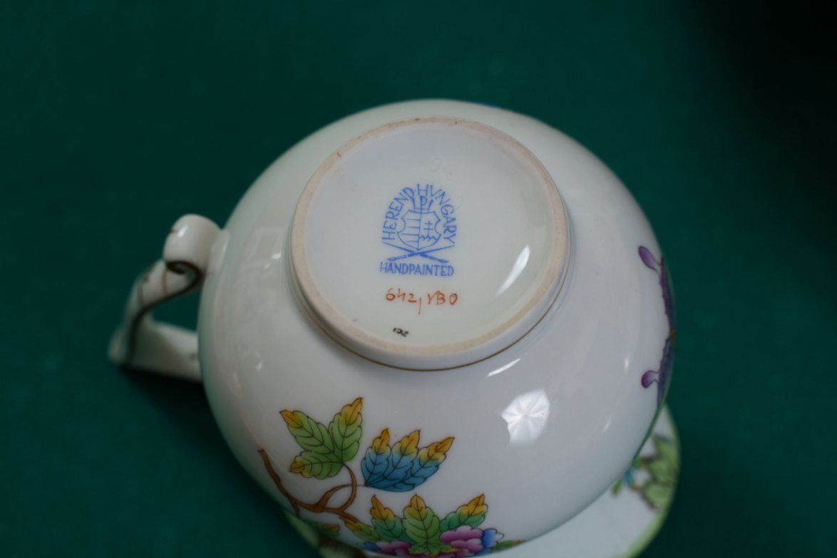 Herend Tea Set With Victoria Design For Six People-photo-3