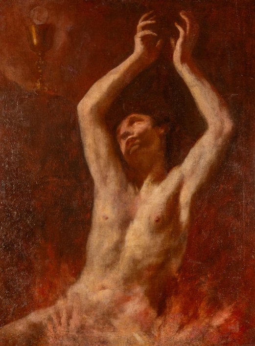 Italian School (17th Century) – The Soul In Purgatory