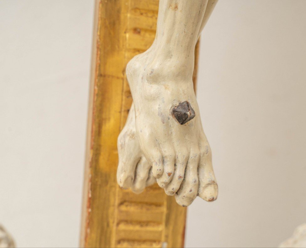    Baroque Crucifixion Group, 18th Century-photo-2