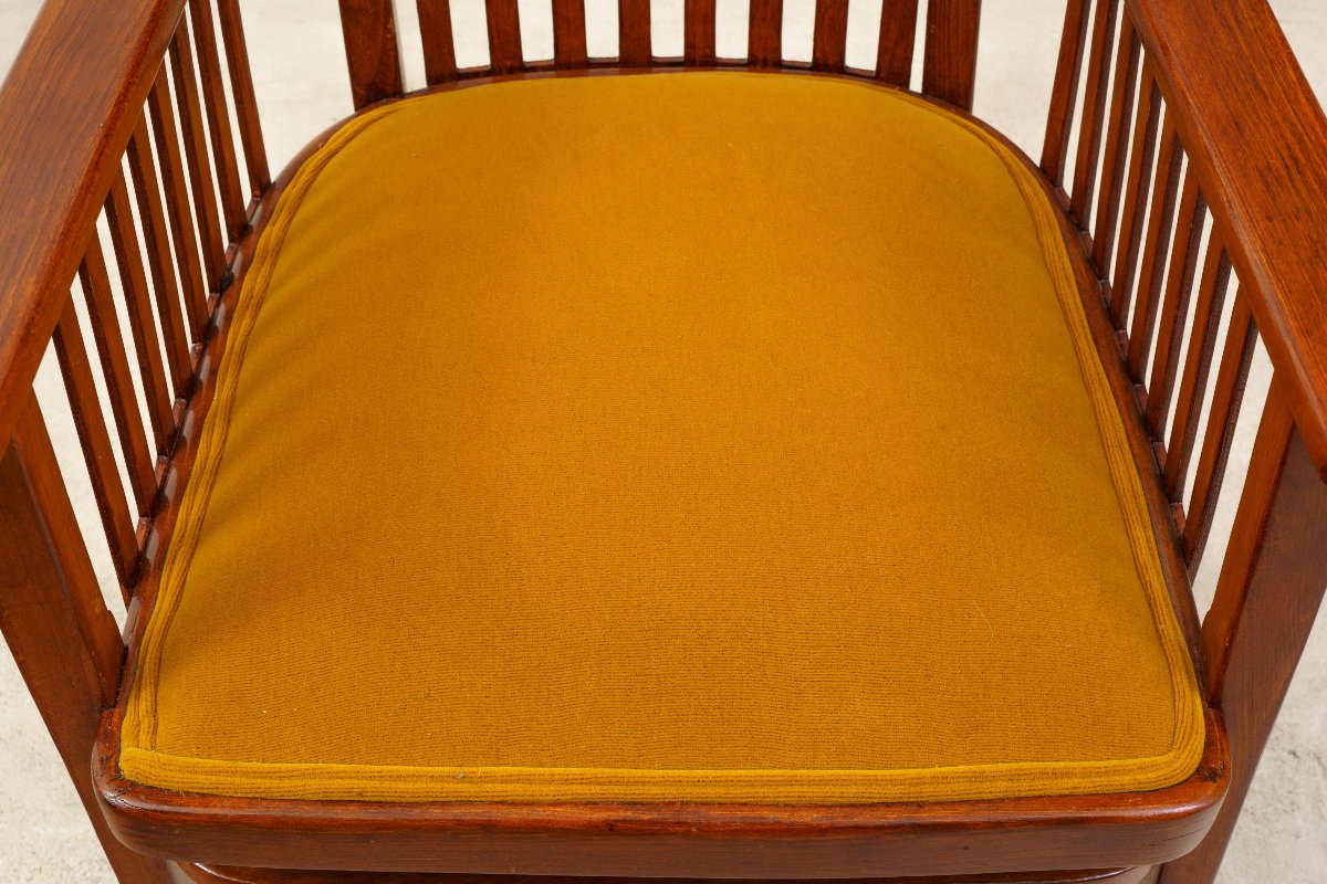 Paire de fauteuils modèle n° 420 réalisés par Jacob & Josef Kohn-photo-3