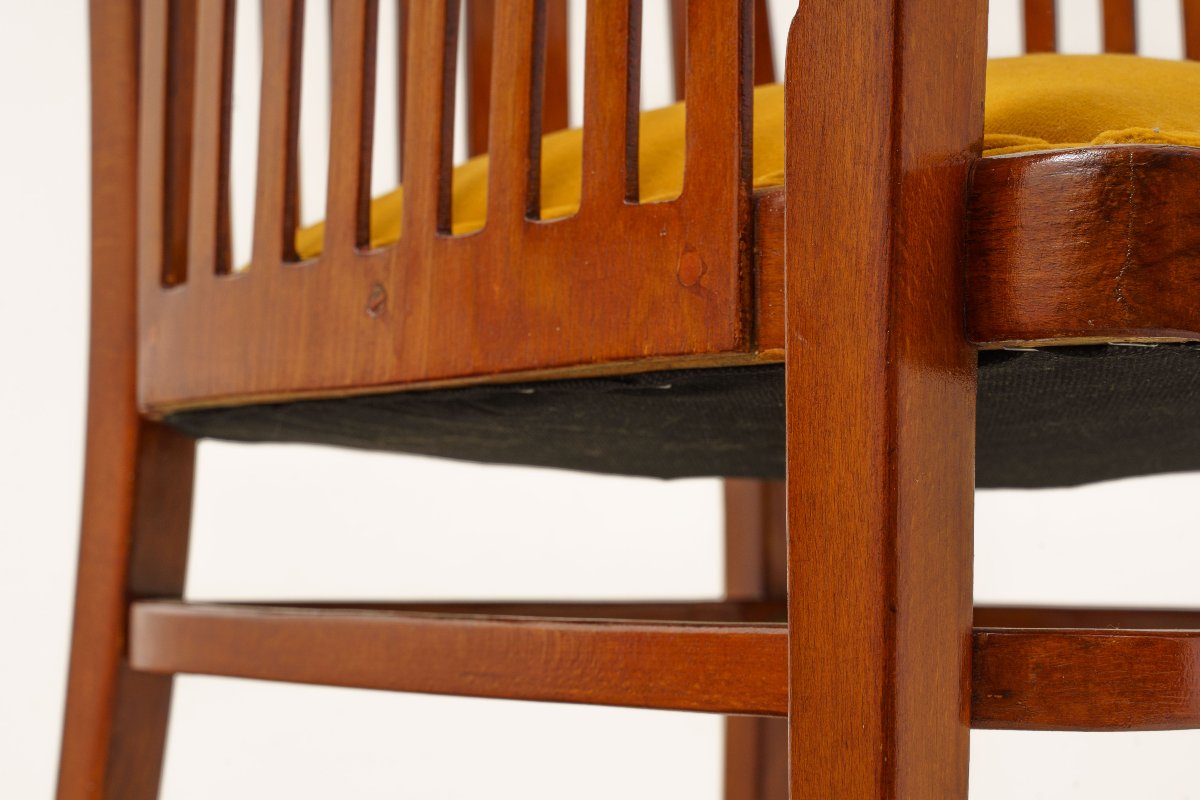 Paire de fauteuils modèle n° 420 réalisés par Jacob & Josef Kohn-photo-5