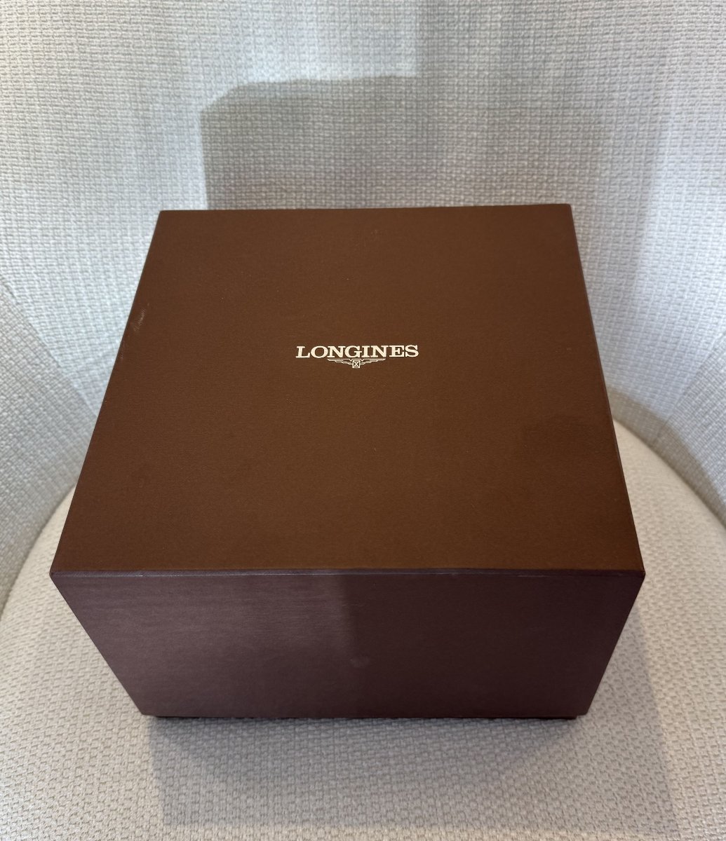 Longines Heritage Chronograph – Automatique – Ensemble complet avec boîte et documentation d’or-photo-2