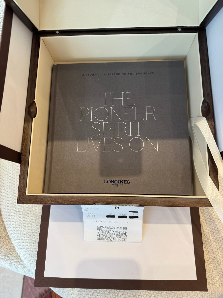 Longines Heritage Chronograph – Automatique – Ensemble complet avec boîte et documentation d’or-photo-6
