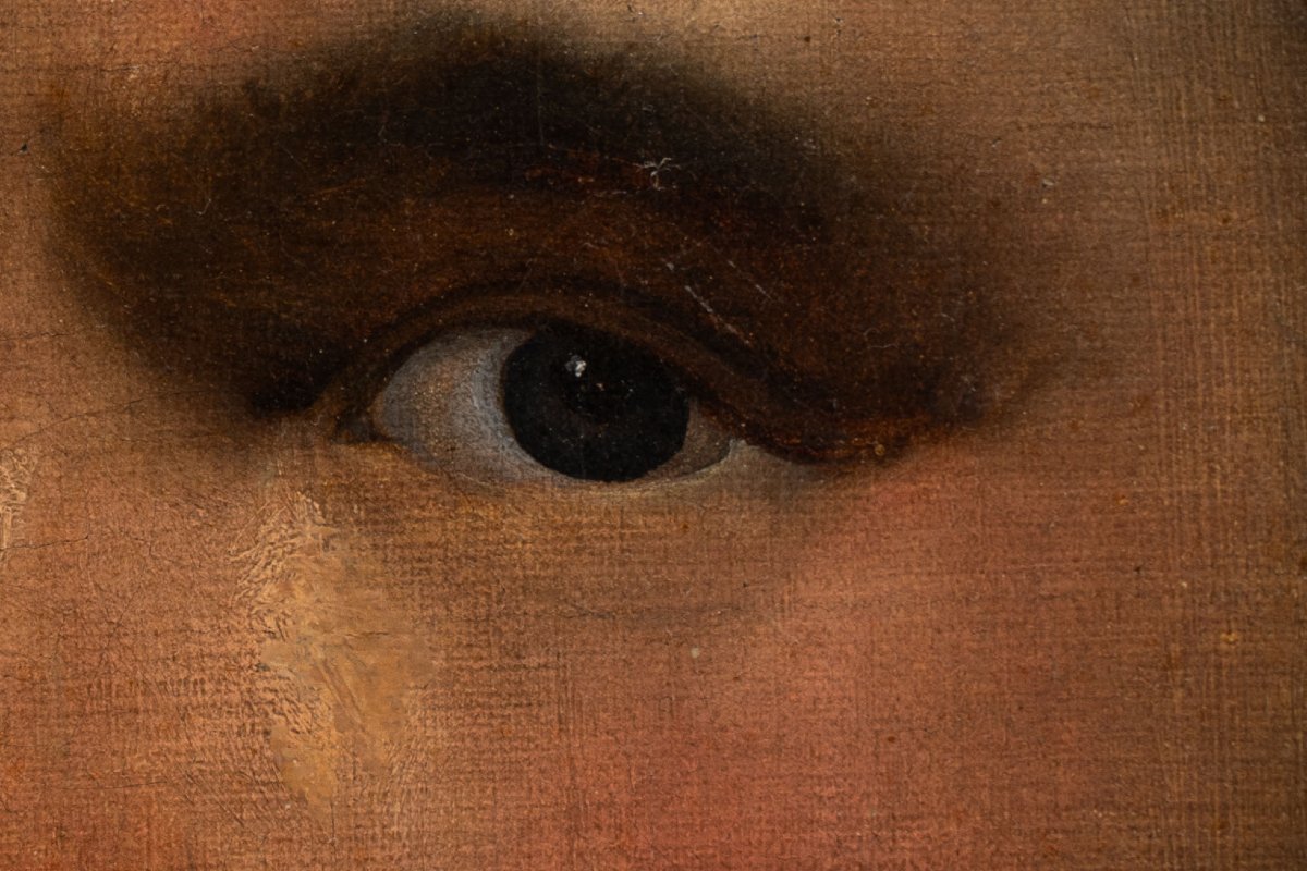 Portrait Of A Gentleman, In The Style Of Anthony Van Dyck, 19th Century-photo-3