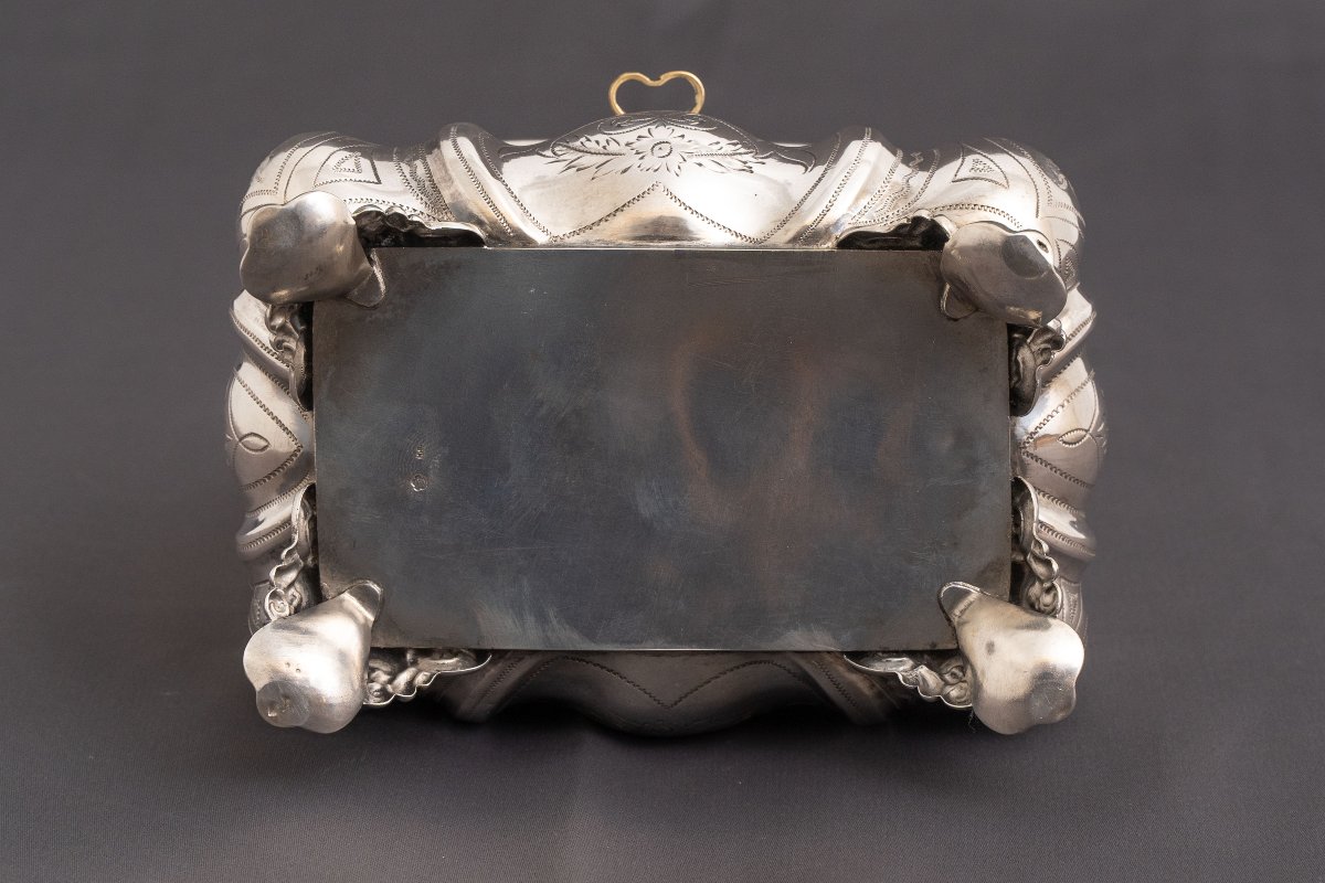 Silver Etrog Box — A Jewish Ritual Object-photo-1