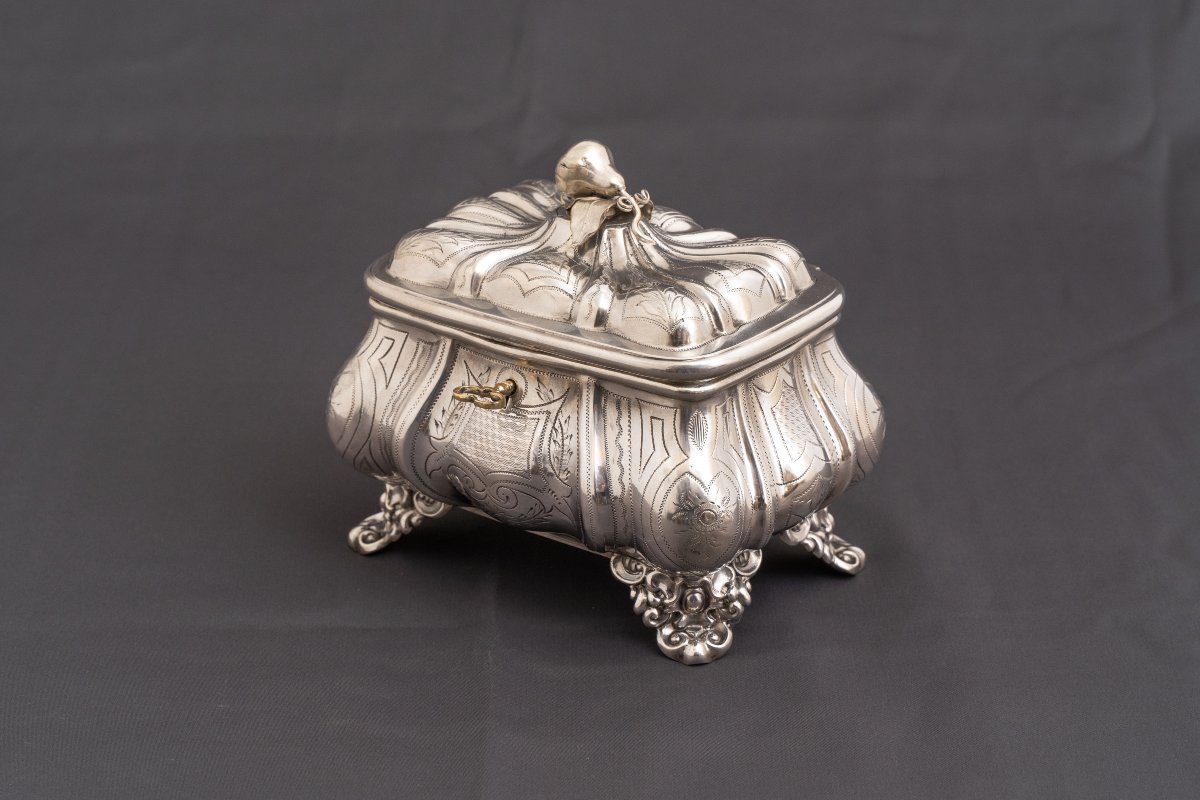 Silver Etrog Box — A Jewish Ritual Object