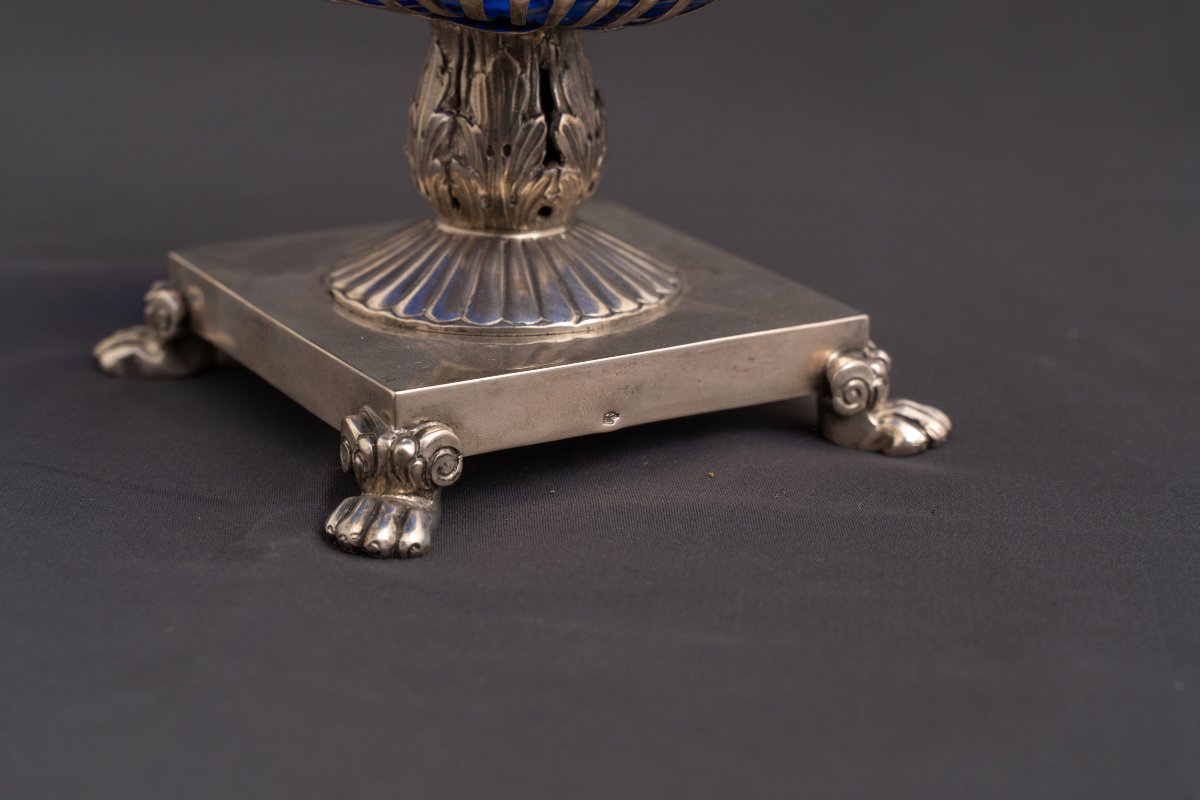 French Silver Centrepiece, Circa 1830-photo-3