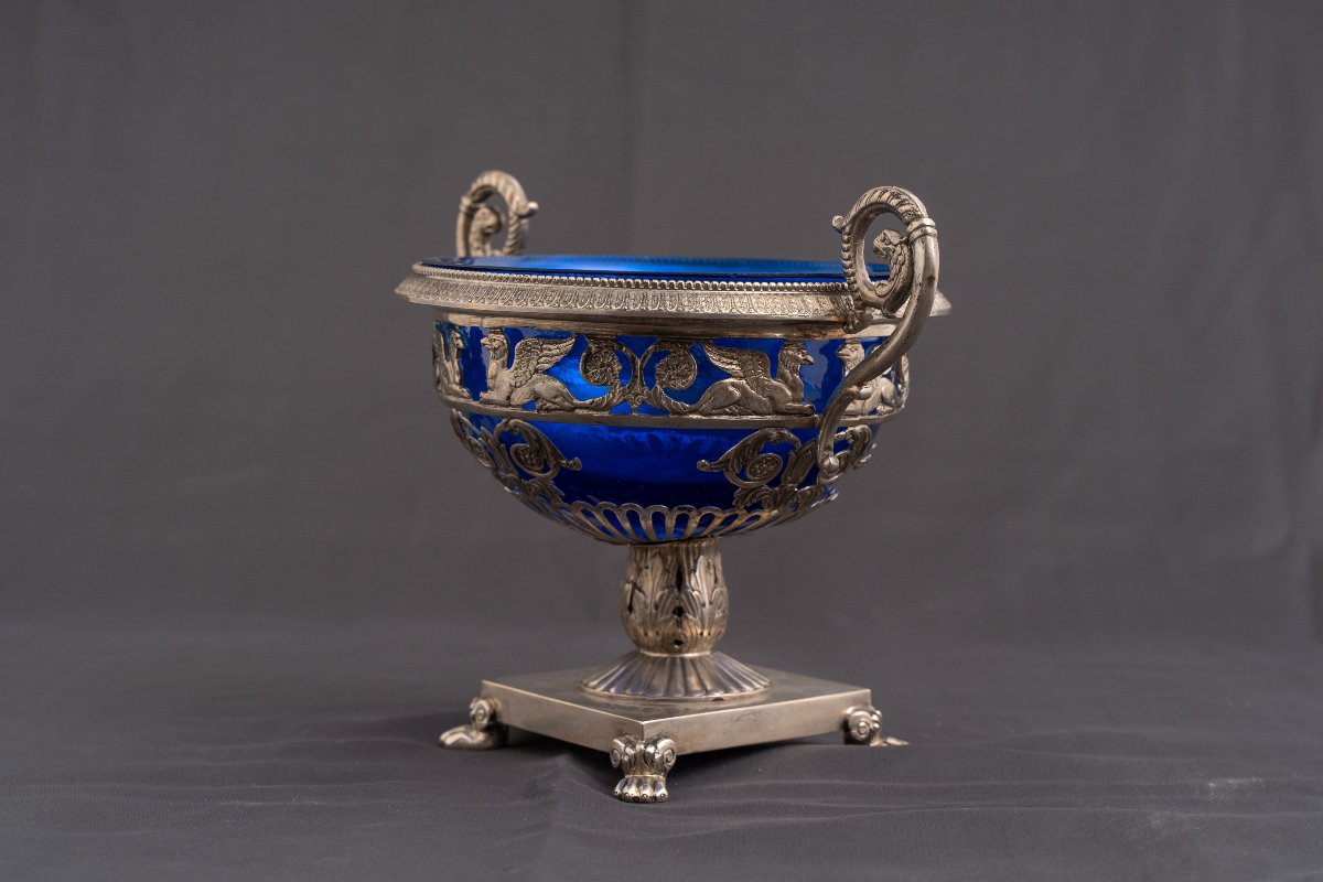 French Silver Centrepiece, Circa 1830-photo-1