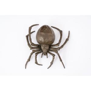 Japanese Jizai Okimono Spider, 19th Century
