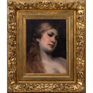 Gabriel Cornelius Von Max (1840–1915): Portrait Of A Woman