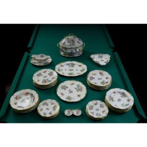 Herend Victoria (vbo) Dinner Set For Twelve People