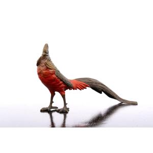 Oiseau en bronze peint à froid – Vienne, vers 1900