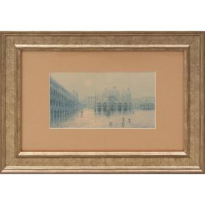 Natale Gavagnin (1851–1923): Piazza San Marco, Venice