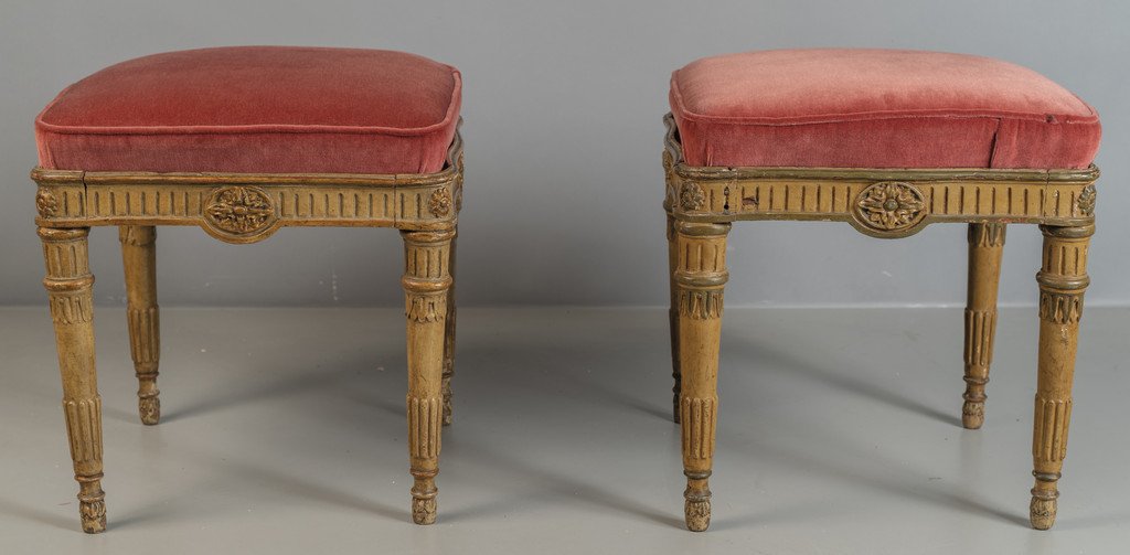 Suite Of Four Louis XVI Stools-photo-2