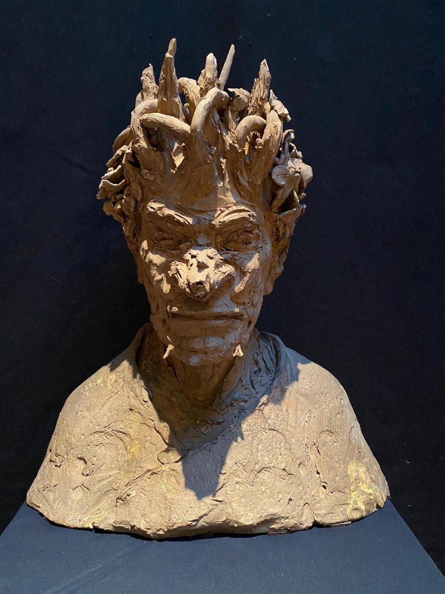 Terracotta Sculpture By Vittorio Di Martino