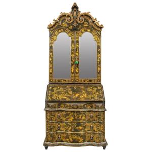 Bureau à deux corps de style chinoiserie, Venise, XVIIIe siècle