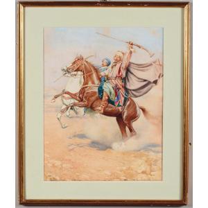  Chevaliers Turcs à Cheval, 20ème Siècle