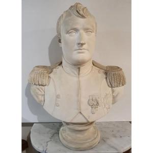 Plaster Bust Representing Napoleon, 19th Century