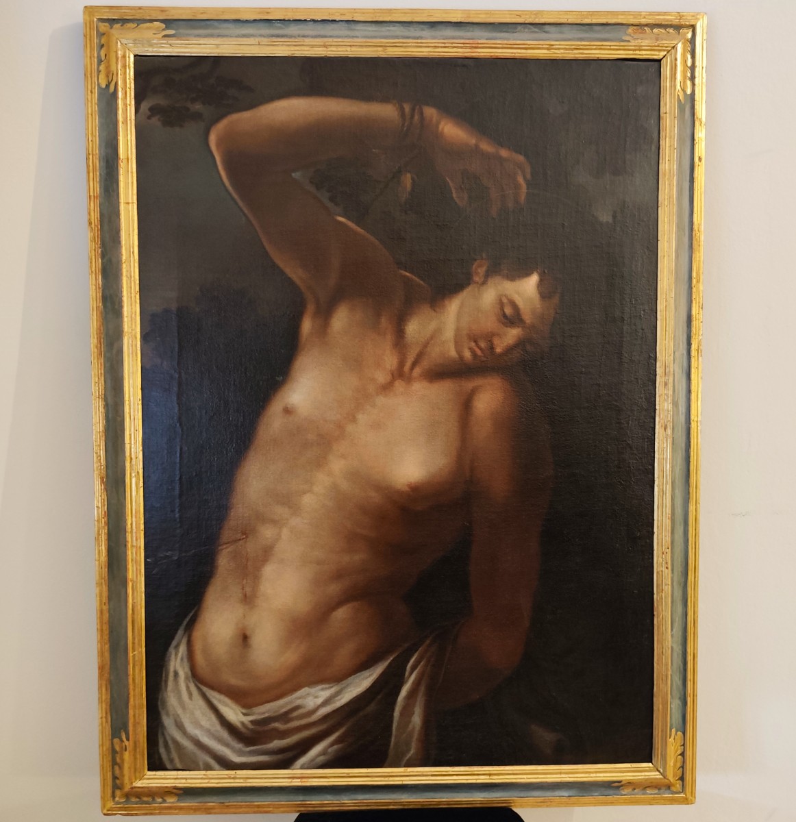 Oil On Canvas Saint Sebastian, 17th Century – Attributed To Andrea Vaccaro