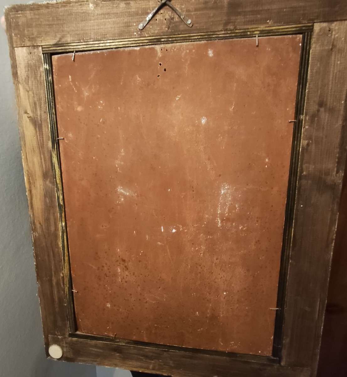 Huile sur Panneau de Saint Sébastien, Fin XIXe-photo-1