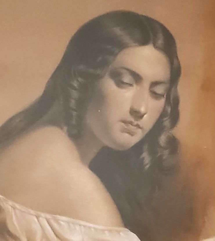 Late 19th-century Oil On Paper The Working-class Woman-photo-1