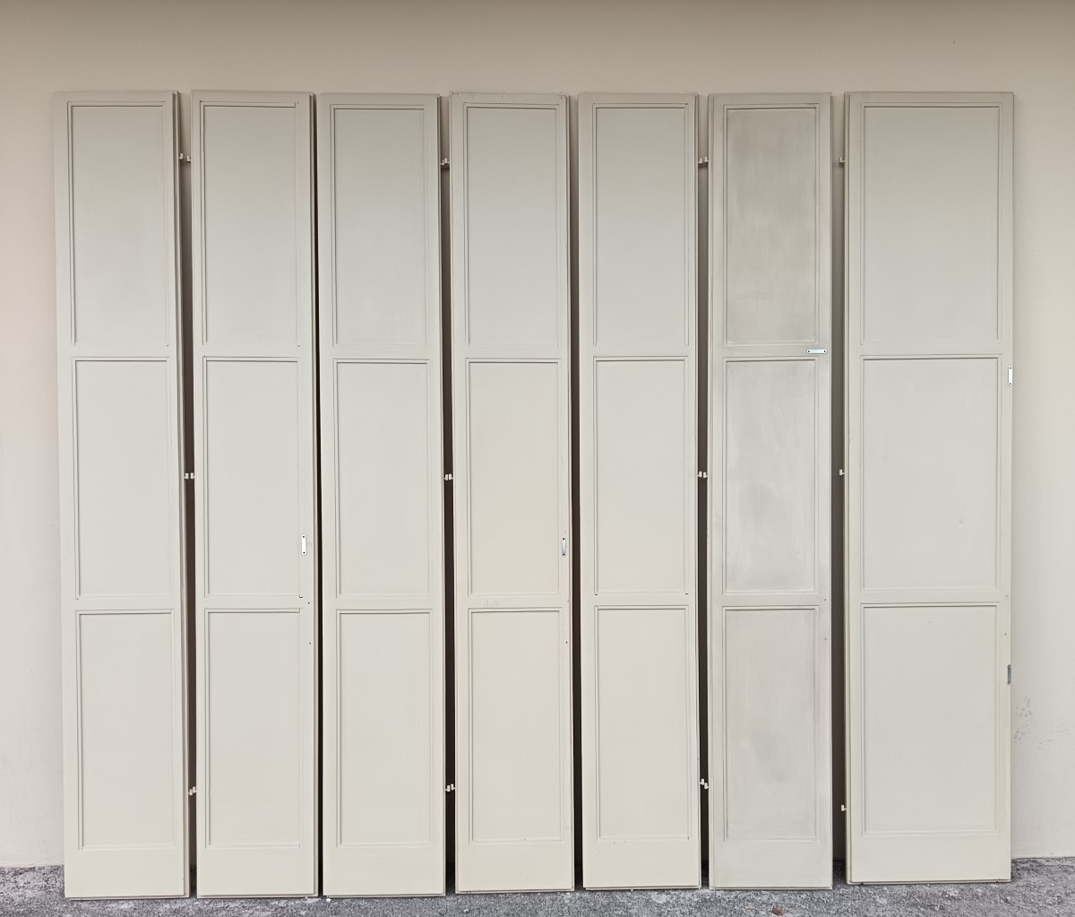 7 Panneaux muraux boiserie laqués 1940 disciplines sportives-photo-8